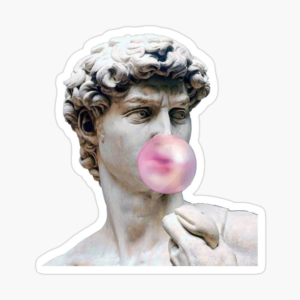Statue Sticker
