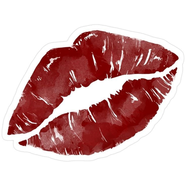 Kiss Sticker
