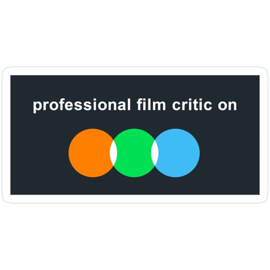 Film Critic Sticker