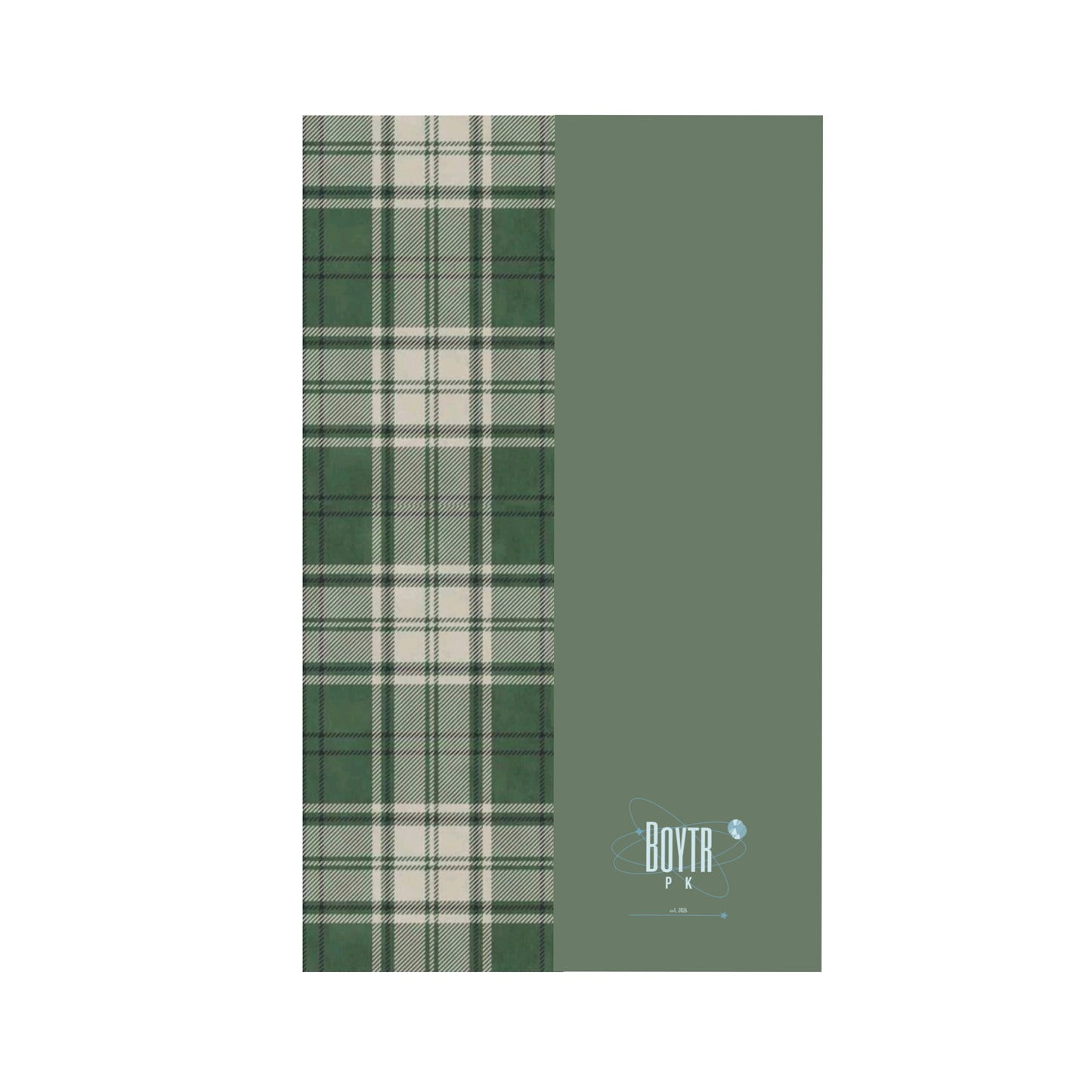 Evergreen Tartan Bookmark