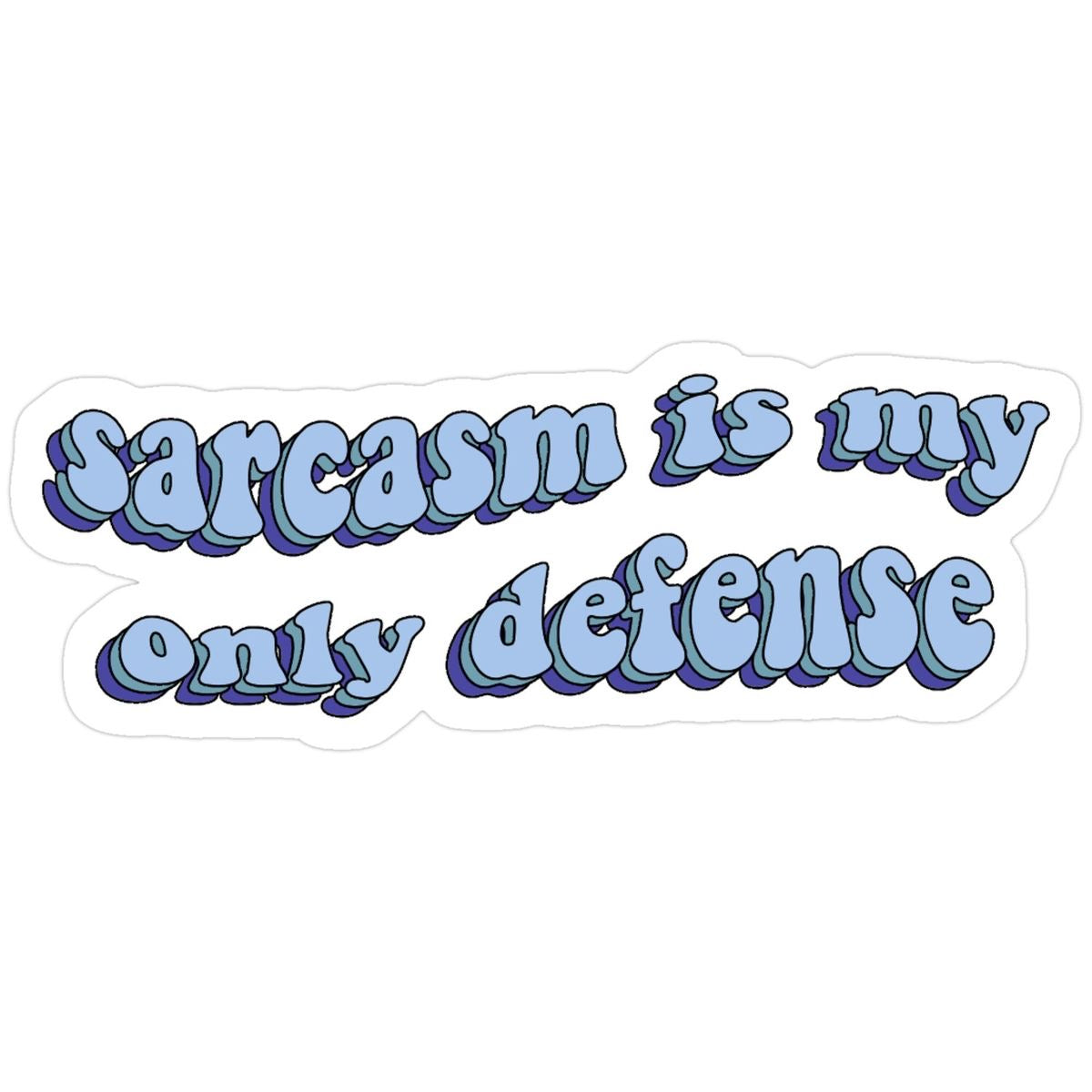 Sarcasm Sticker