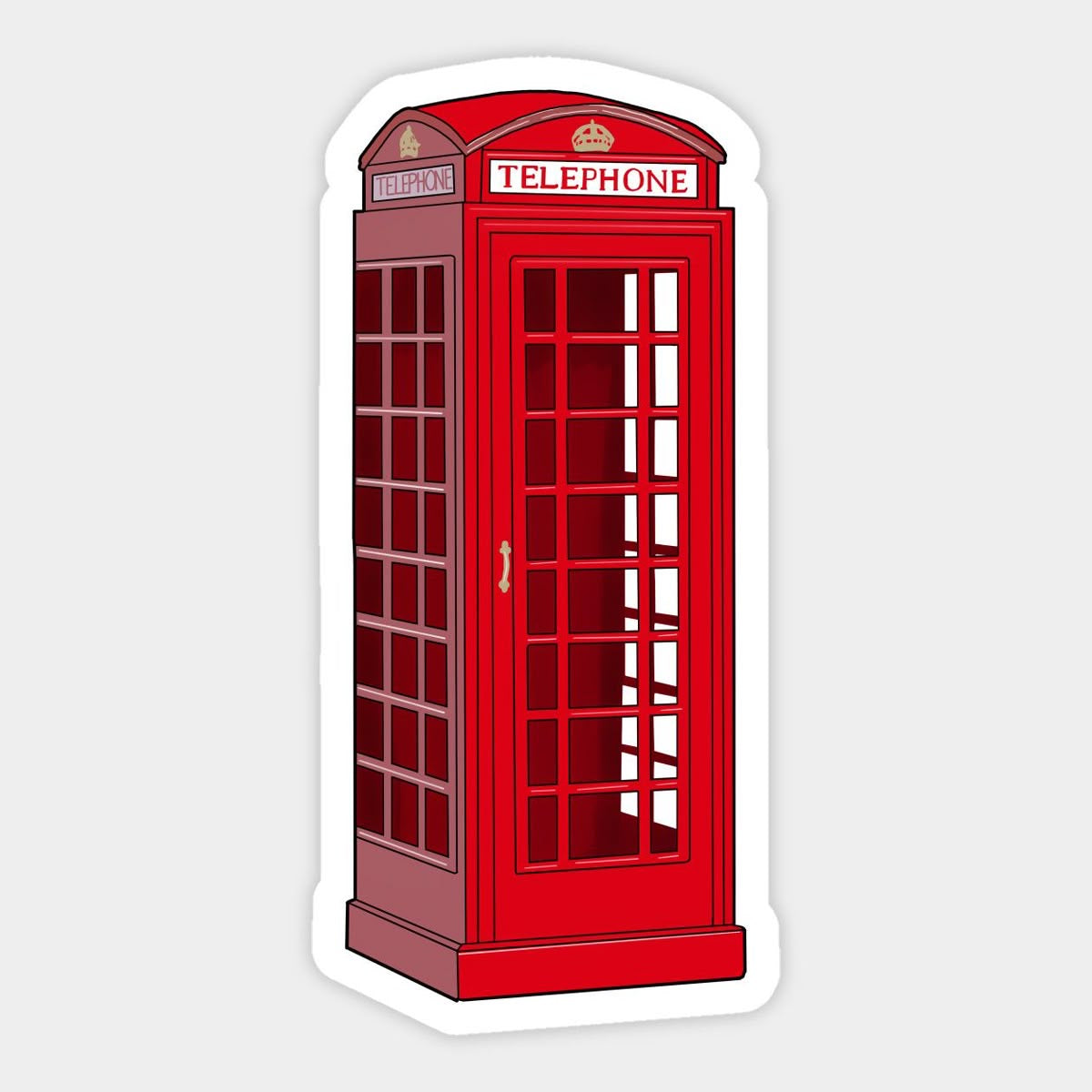 Phone-booth Sticker