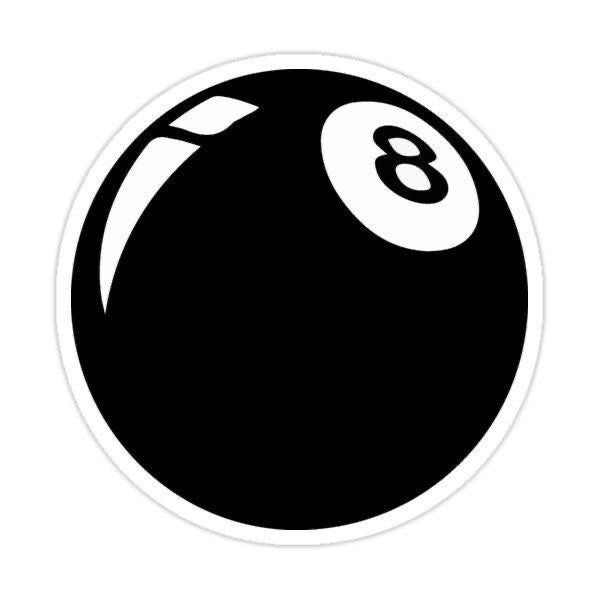 8 Ball Sticker