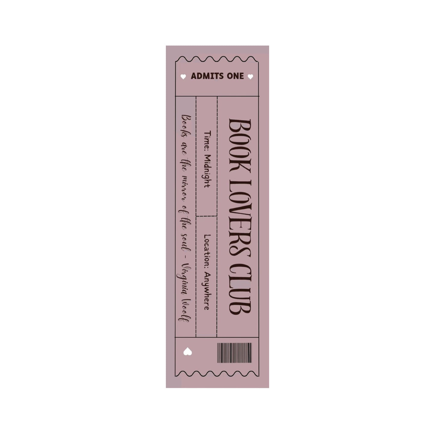 Book Lovers Club Bookmark