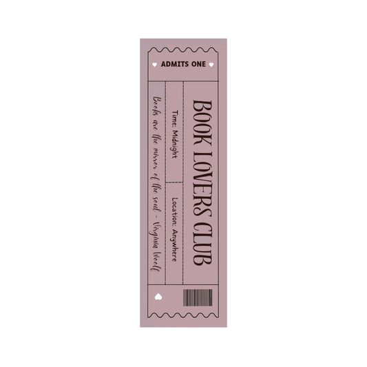 Book Lovers Club Bookmark